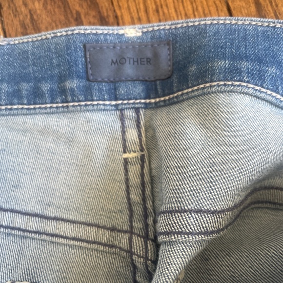 MOTHER Blue Flare Jeans - Picture 4 of 6